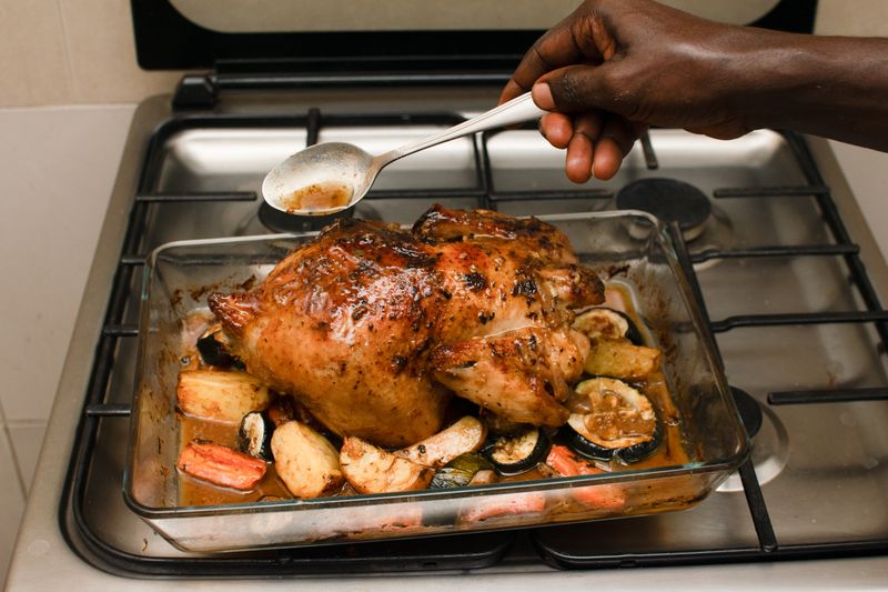 Seasonal roasted vegetable side dish